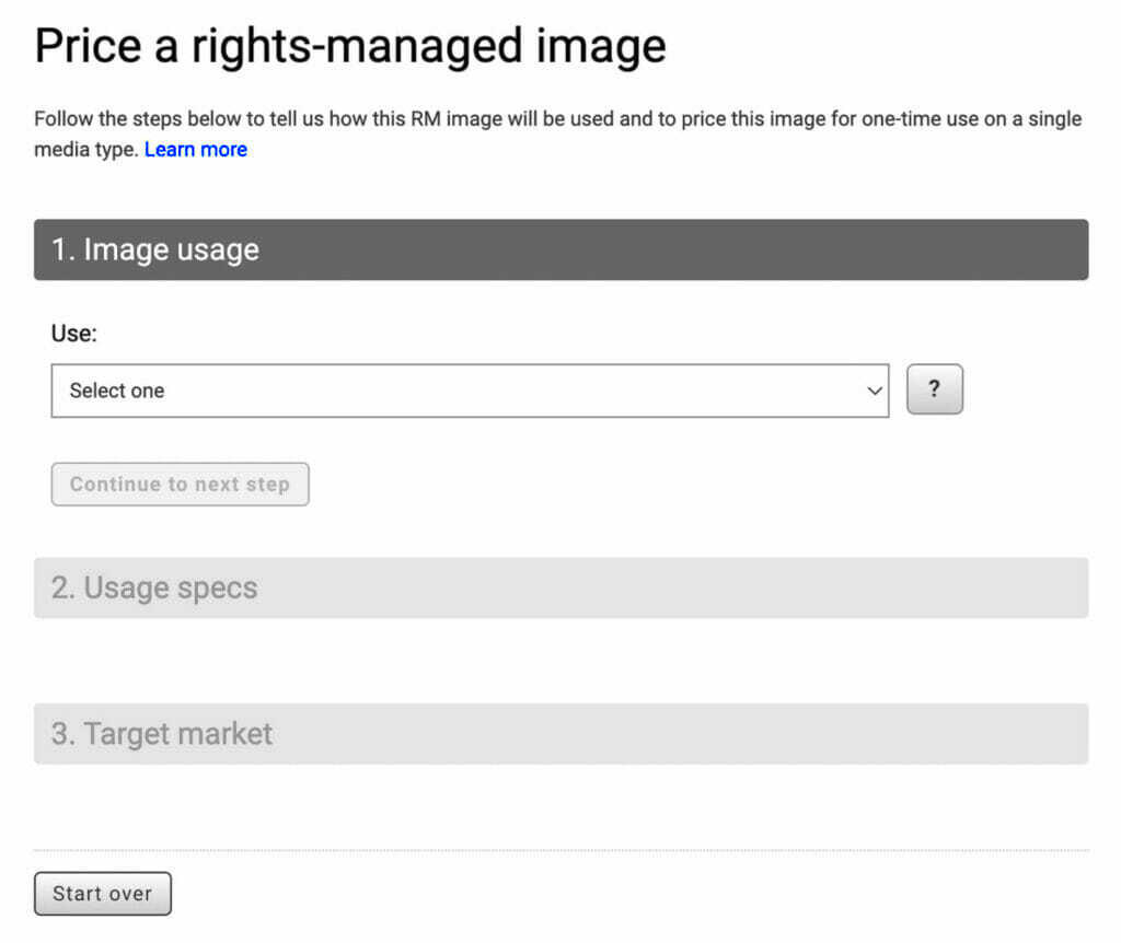 What To Charge For Image Rights 4 Best Photo Licensing Fee Calculators