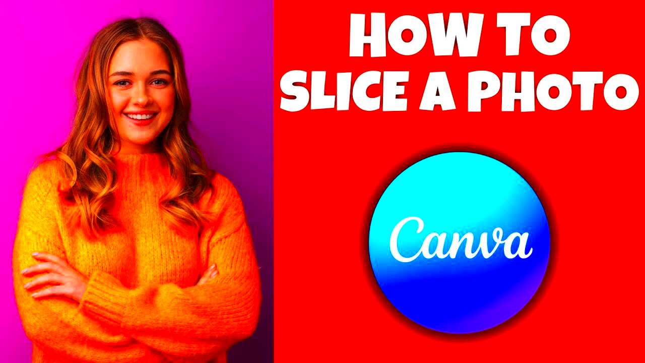 How to Slice A Photo In Canva Canva Tutorial YouTube