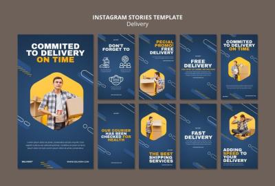 Delivery Service Instagram Stories – Free Stock Photo for Download