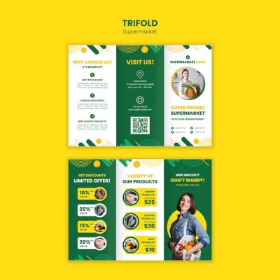 Supermarket Template Design – Free to Download