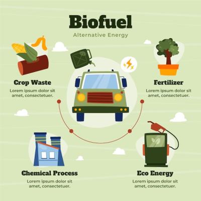 Hand Drawn Biofuel Design Infographic – Free Stock Photo for Download