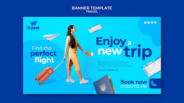 Travel Banner Template Design – Free Stock Photo for Download