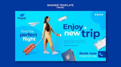 Travel Banner Template Design – Free Stock Photo for Download