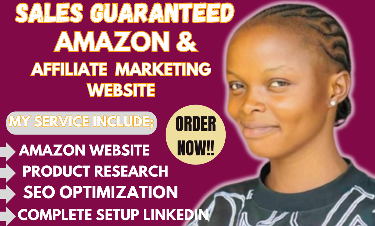 I Will Create Autopilot Amazon Affiliate Website & LinkedIn Sales Navigator Account