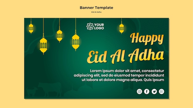 Eid al Adha Banner – Free Download, Free Stock Photo