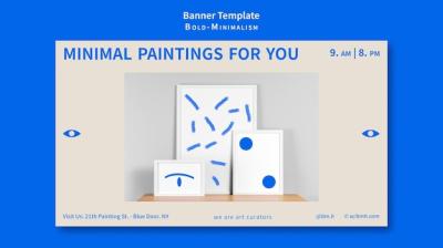 Bold Minimalism Banner Template – Free Download