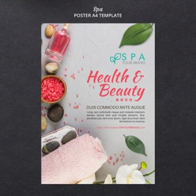 Spa Concept Poster Template – Free Download Free Stock Photo