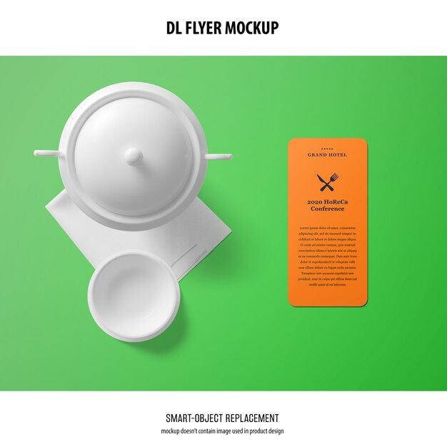 Dl Flyer Mockup – Download Free Stock Photo