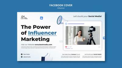 Facebook Cover for Influencer Work – Free Download