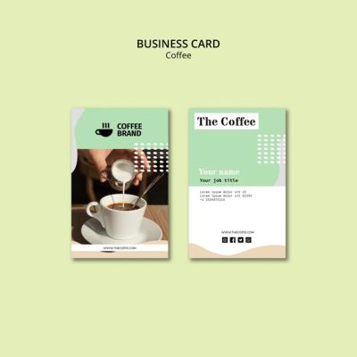 Coffee Business Card Template – Free Download