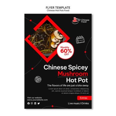 Delicious Chinese Food Flyer Template – Free to Download