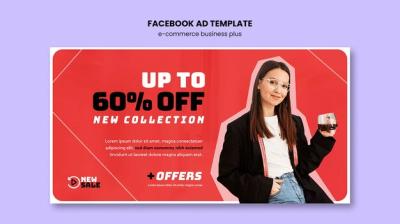 E-commerce Discount Facebook Template – Free Download