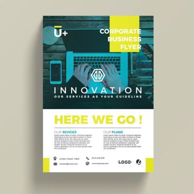 Innovative Corporate Business Flyer Template – Free Download