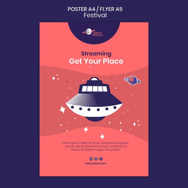 Festival Poster Template – Free Download, Download Free Stock Photo