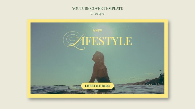 Nature Lifestyle YouTube Cover Design – Free Download