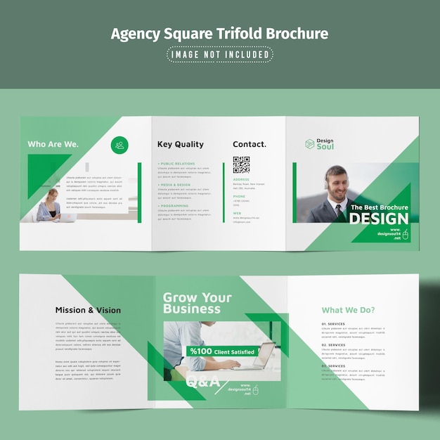 Business Trifold Brochure Template – Free Download