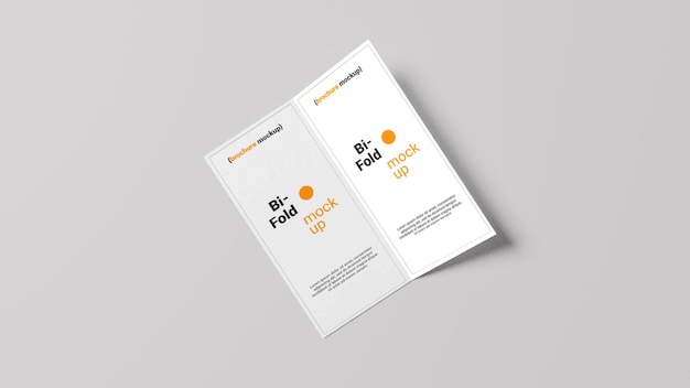 PSD Bi Fold Brochure Mockup – Free Download