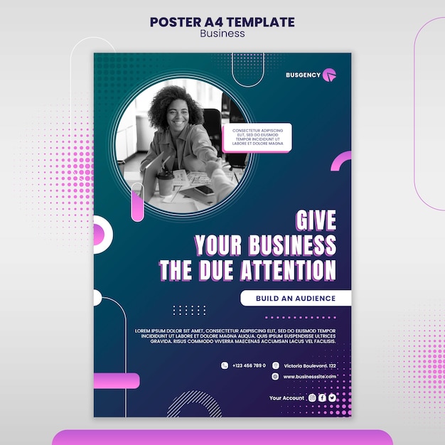 Gradient Business Design Template – Free Download