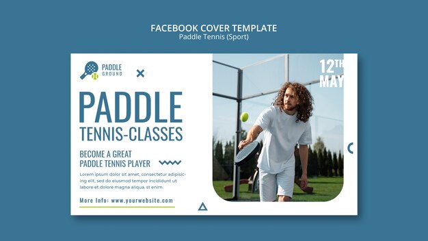 Sport Concept Facebook Cover Template – Free Download