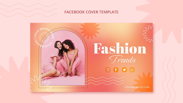 Flat Design Fashion Template – Free Download