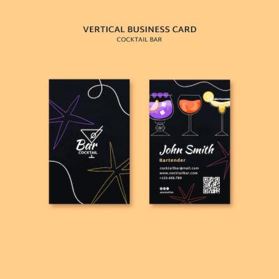 Happy Hour Celebration Business Card Template – Free Download