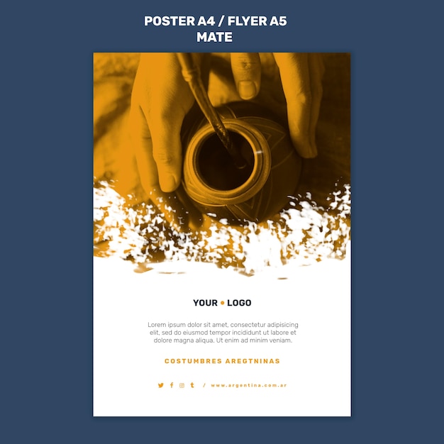 Mate Concept Poster Template – Free Download