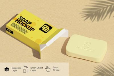 Packaging and Soap Mockup – Free Stock Photo for Download