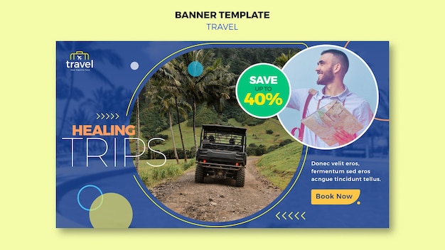 Traveling Banner Template – Free Download