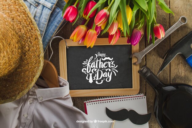 Father’s Day Objects for Creative Projects – Free Download