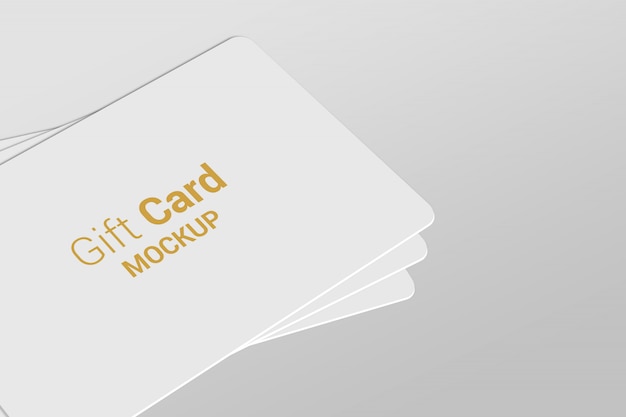 Gift Card Mock-up – Free Download