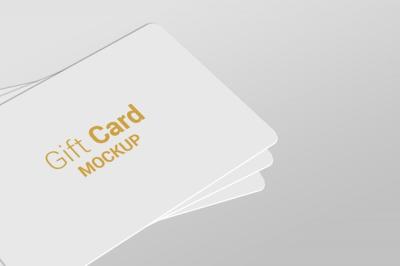 Gift Card Mock-up – Free Download