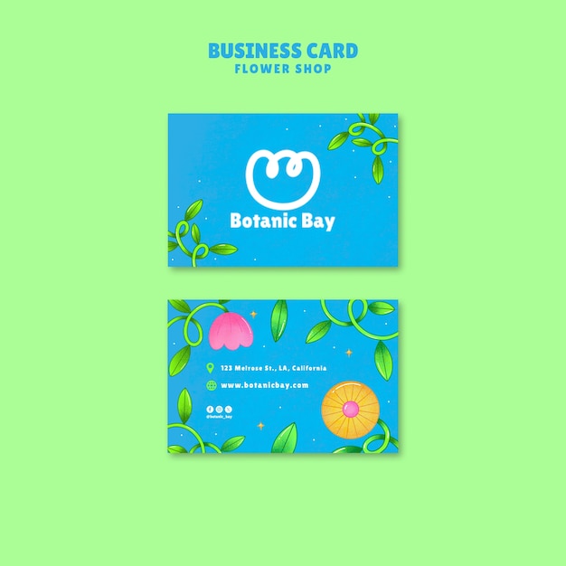 Spring Celebration Business Card Template – Free Download