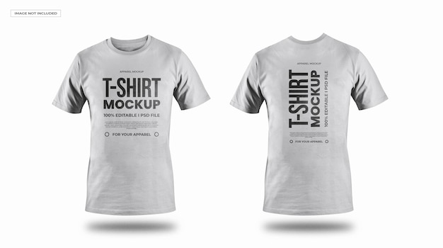 Tshirt Mockup Front and Back View – Free Download