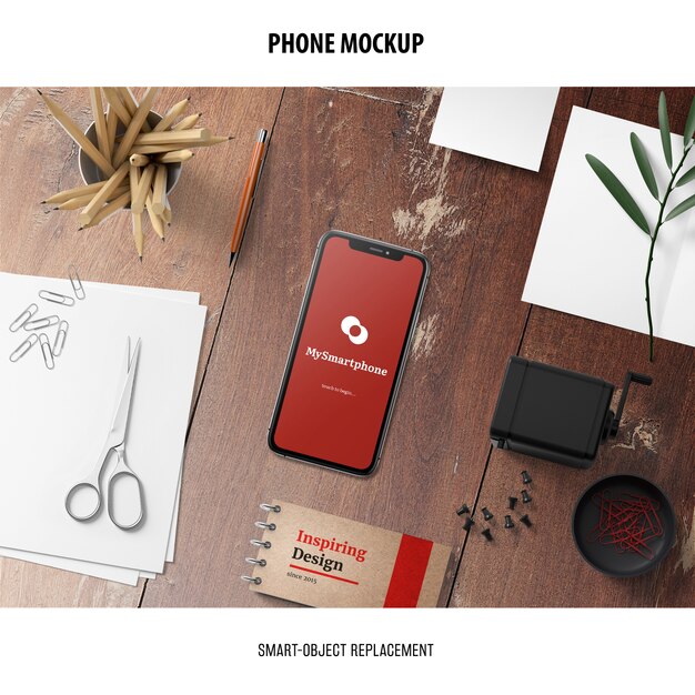 Phone Screen Mockup – Download Free Stock Photo