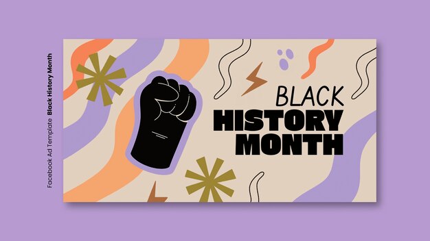 Black History Month Celebration Facebook Template – Free Download