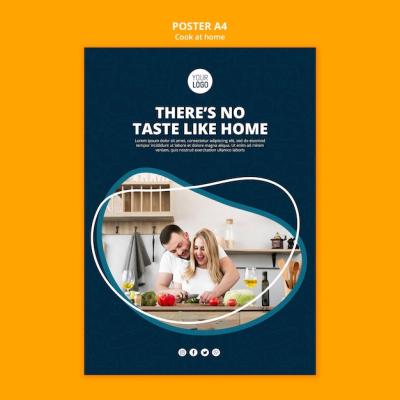 Cooking at Home Poster Theme – Free Download