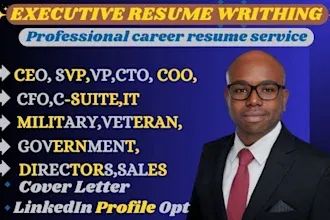 I Will Write Professional ATS Executive Resume Writing Service for Federal Resumes