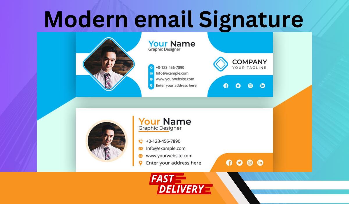 I Will Create a Modern Responsive Email Signature for Gmail and Outlook