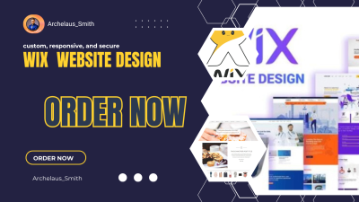 I Will Design Wix Website, Redesign Wix Website, Design Wix eCommerce
