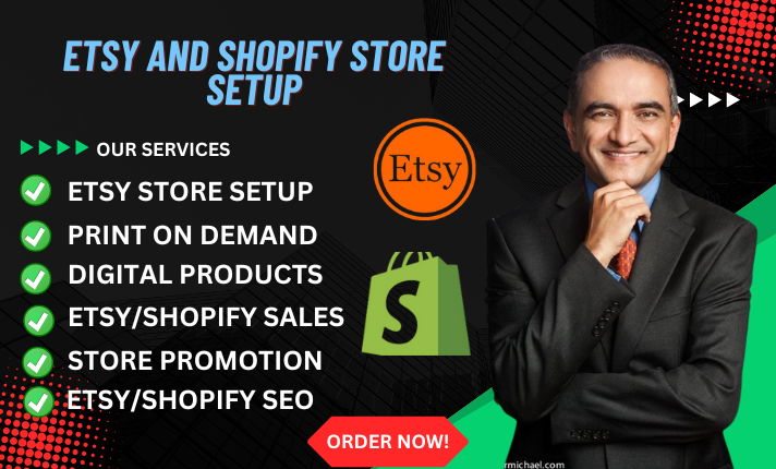 I Will Set Up Your Etsy Shop and Shopify Print on Demand for Digital Products