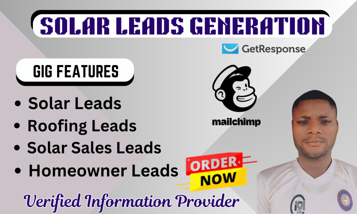 I Will Generate Solar Leads and Roofing Leads for Your Business