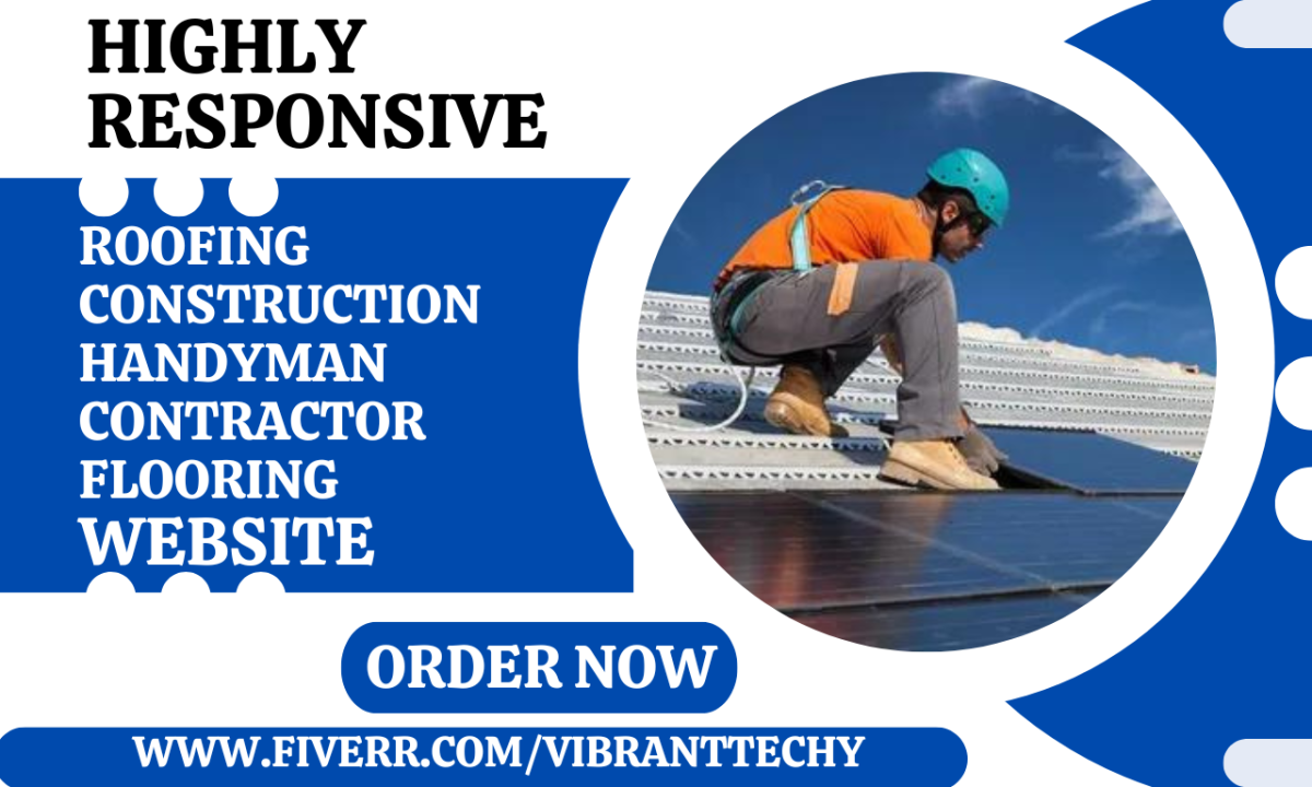 Experienced Design Roofing Construction Handyman Contractor for Fencing, Flooring, Tiling & Website