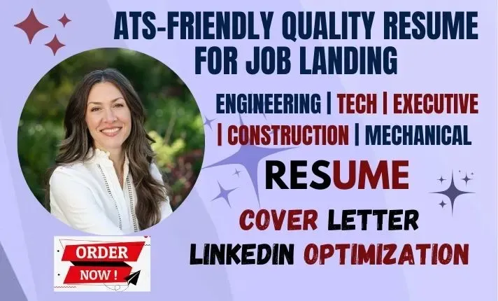 I Will Create a Professional ATS-Compatible Resume, Cover Letter, and CV for Engineering Executives