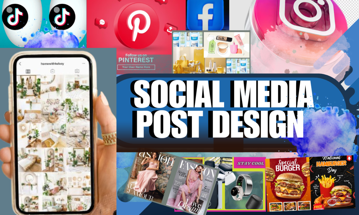 I Will Create Professional Social Media Posts and Ad Templates for Instagram and Facebook