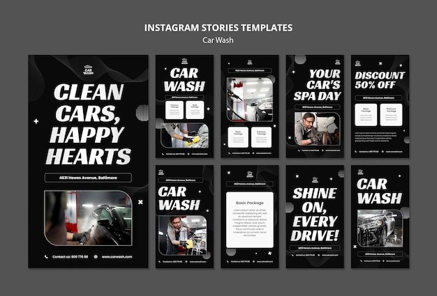 Car Wash Template Design – Free Download