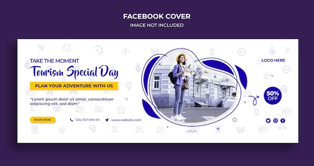 Tourism Special Day Facebook Timeline Cover and Web Banner Template – Free Download