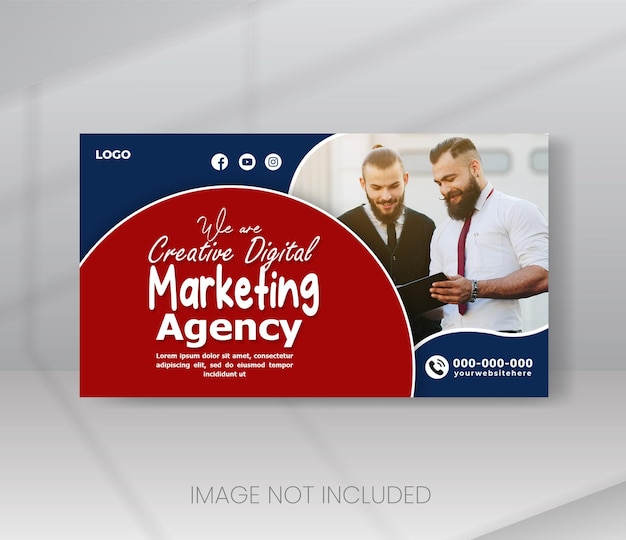 A Business Card Featuring Digital Marketing – Free Download