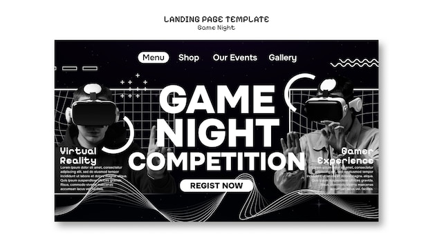 Game Night Template Design for Fun Gatherings – Free Download