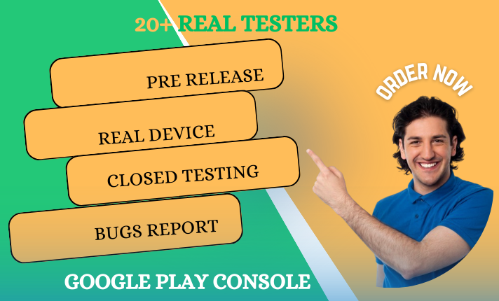 I Will Provide 20 Testers for Google Play Close App Testing