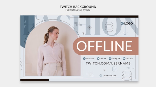 Fashion Collection Twitch Background – Free Download